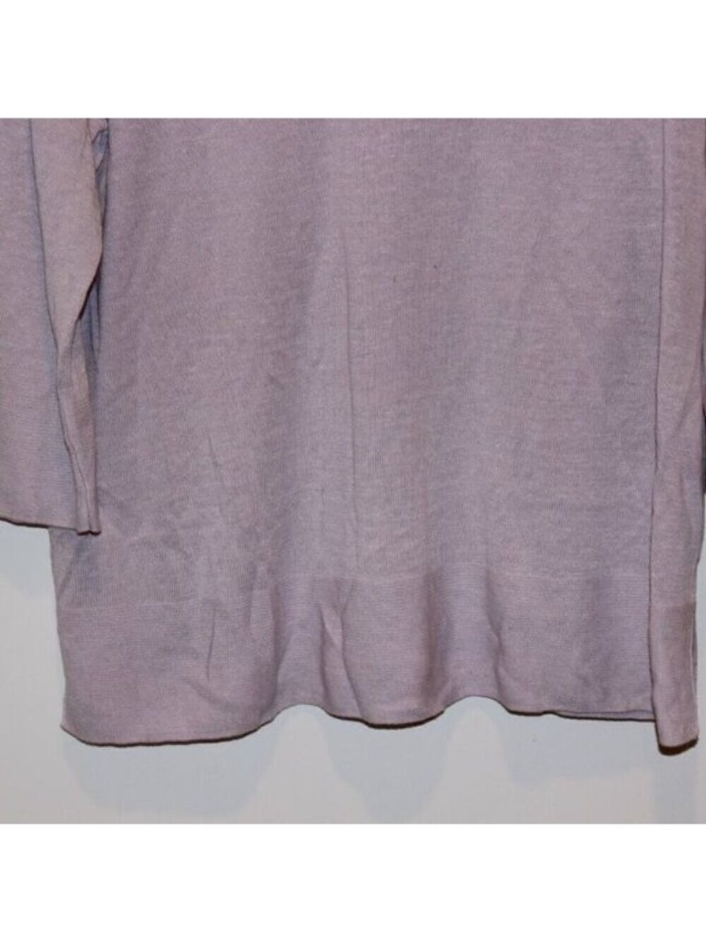 J. Jill Lilac Linen Blend 3/4 sleeve Sweater Women's Size XL - Picture 4 of 12